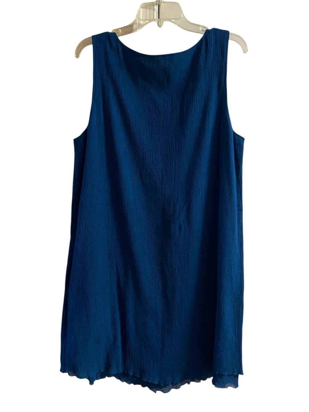 Soft Surroundings Blue Gauze Sleeveless Dress Large - Picture 3 of 8